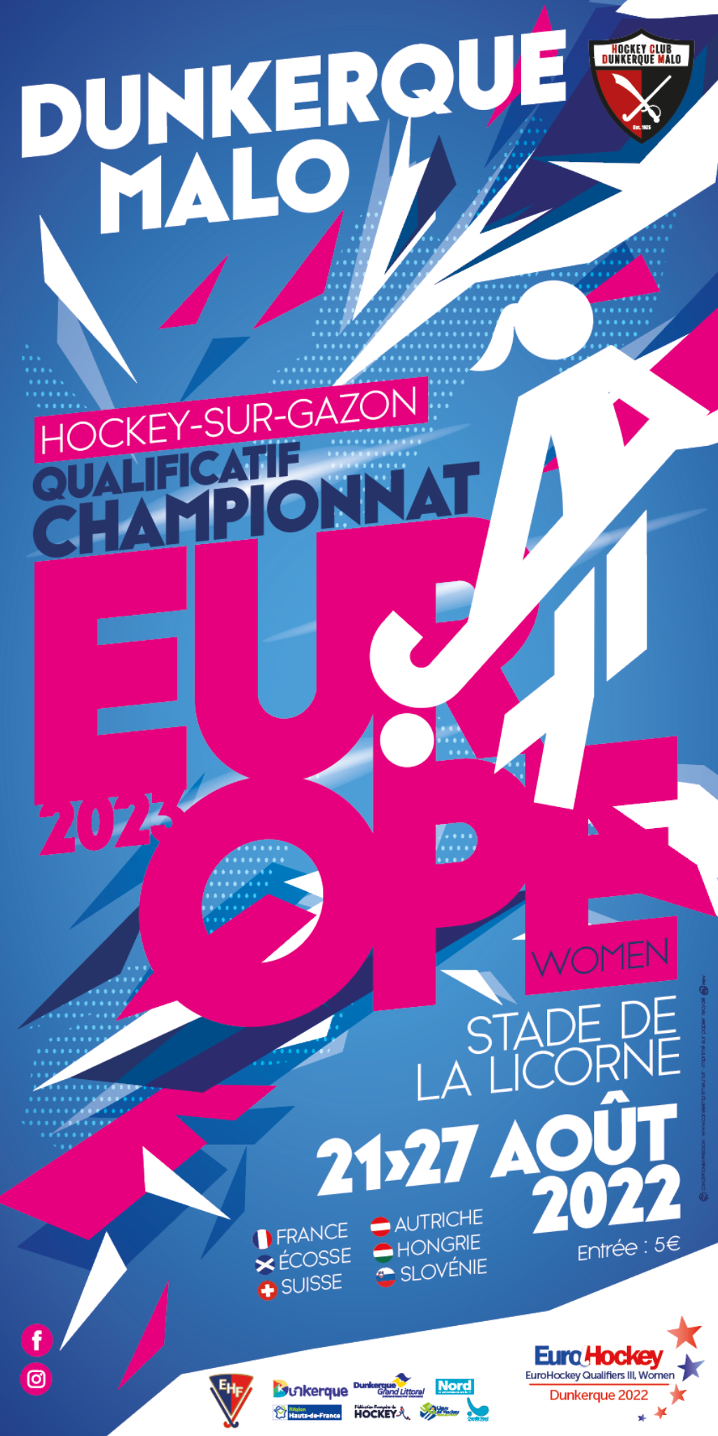 EuroHockey Qualifiers, Women, Dunkerque 2022