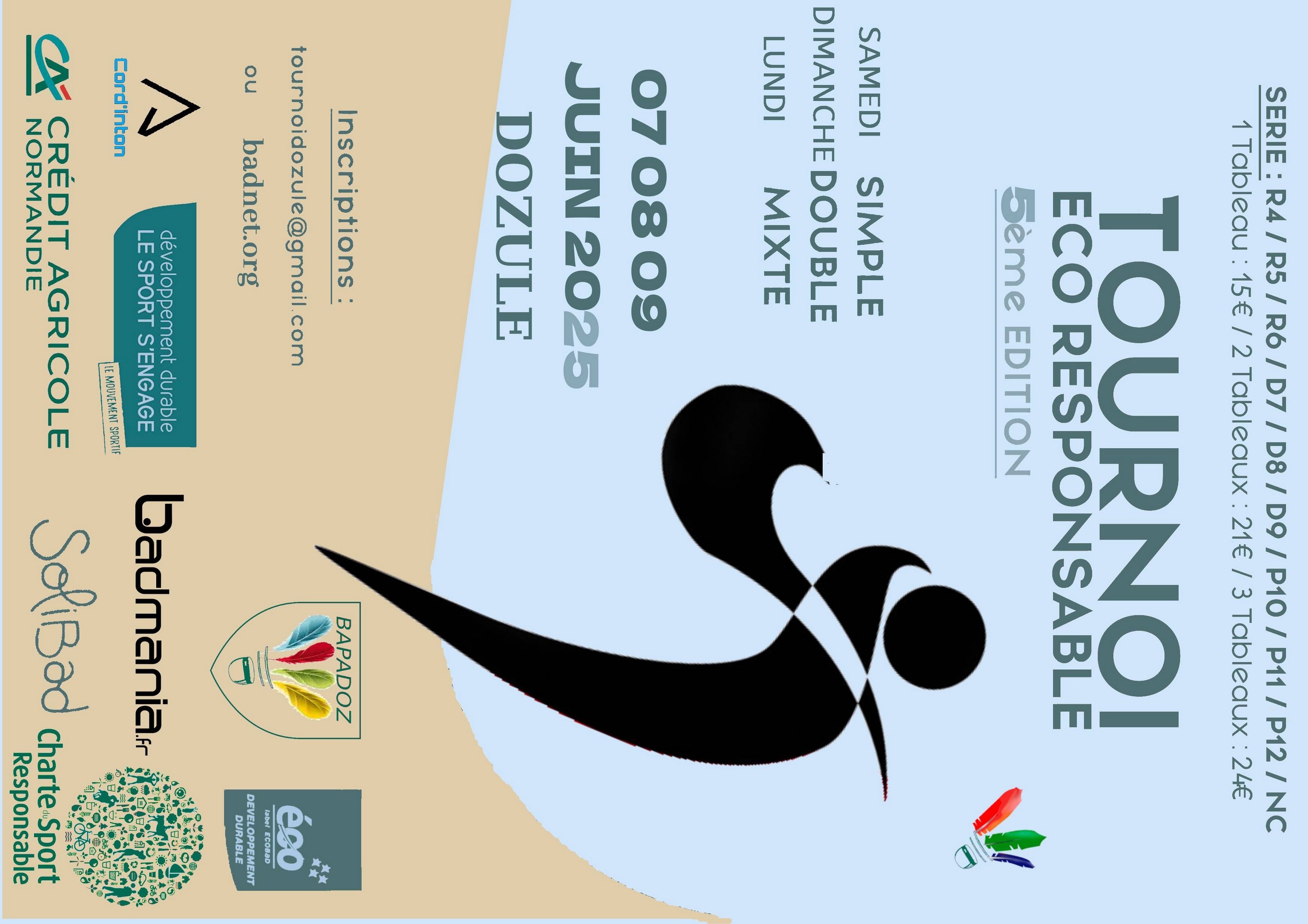 5è Tournoi Eco Responsable de Badminton